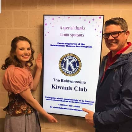 Baldwinsville Theater Arts Program sponsored by Baldwinsville Kiwanis